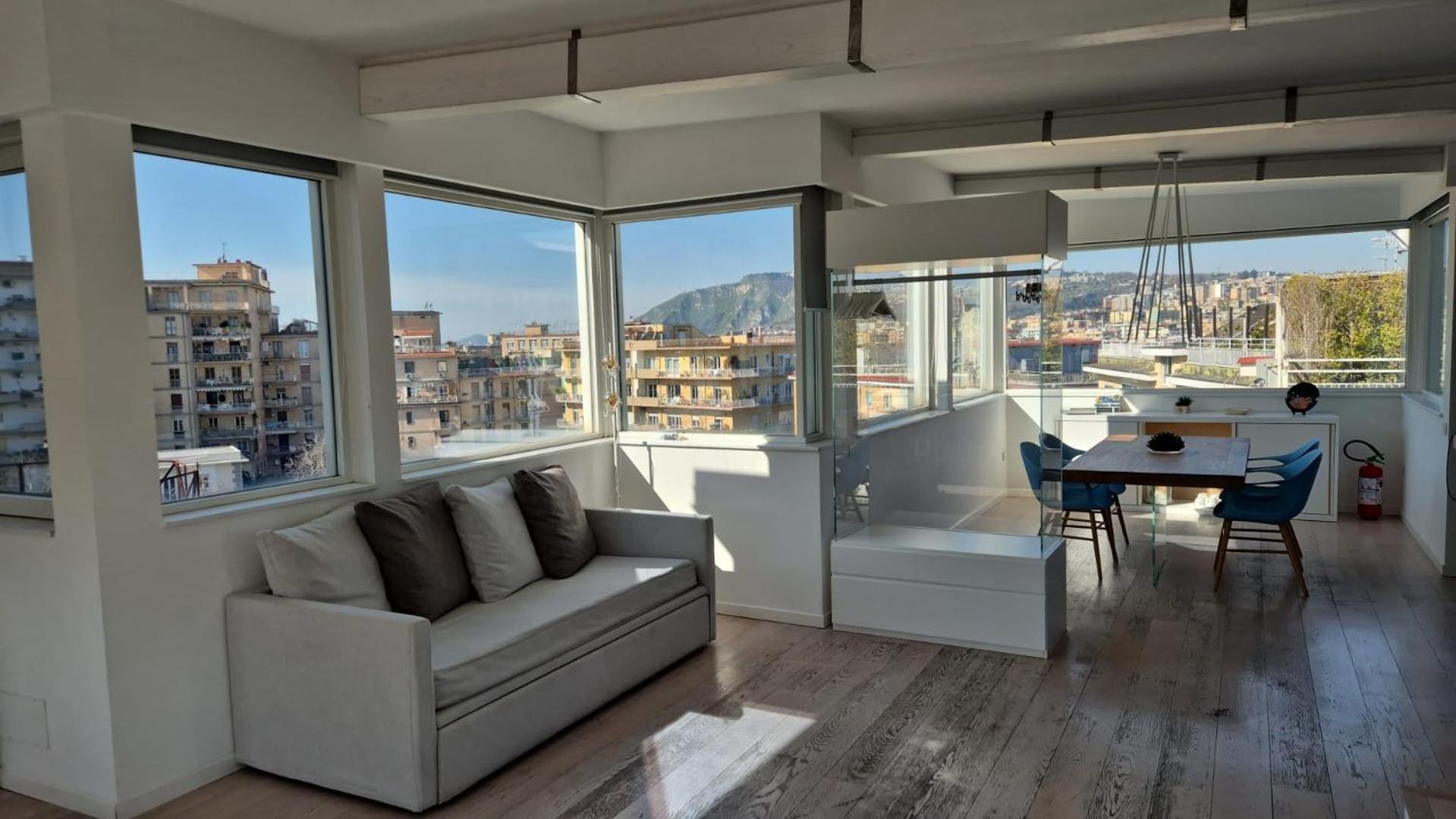 Terrazza Manu - Loft Suspended Over The City-Vomero Napels Buitenkant foto