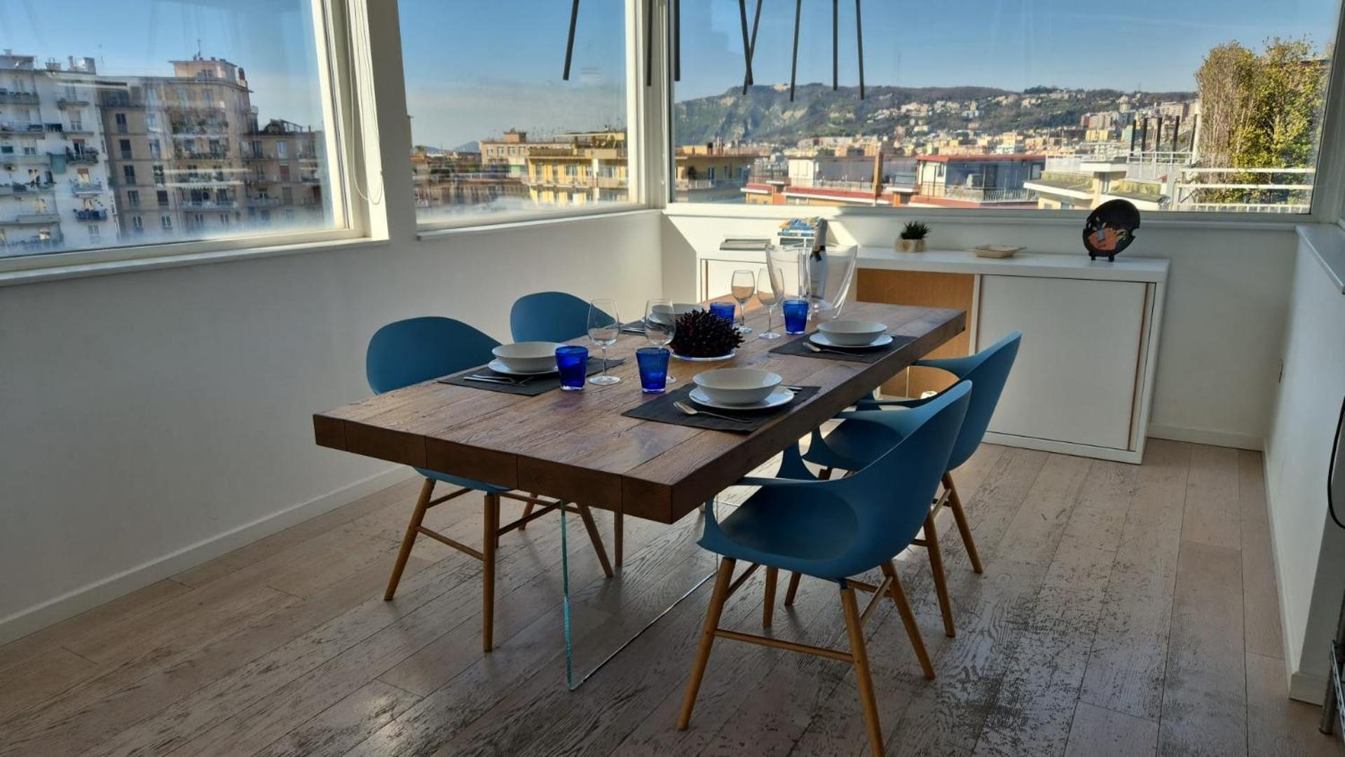 Terrazza Manu - Loft Suspended Over The City-Vomero Napels Buitenkant foto