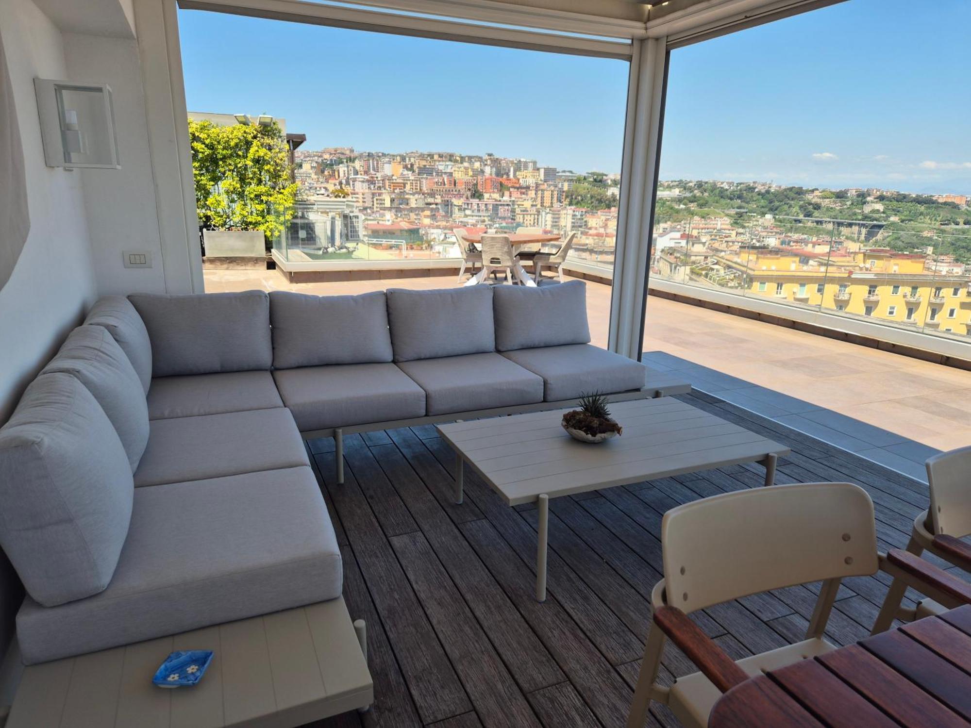 Terrazza Manu - Loft Suspended Over The City-Vomero Napels Buitenkant foto