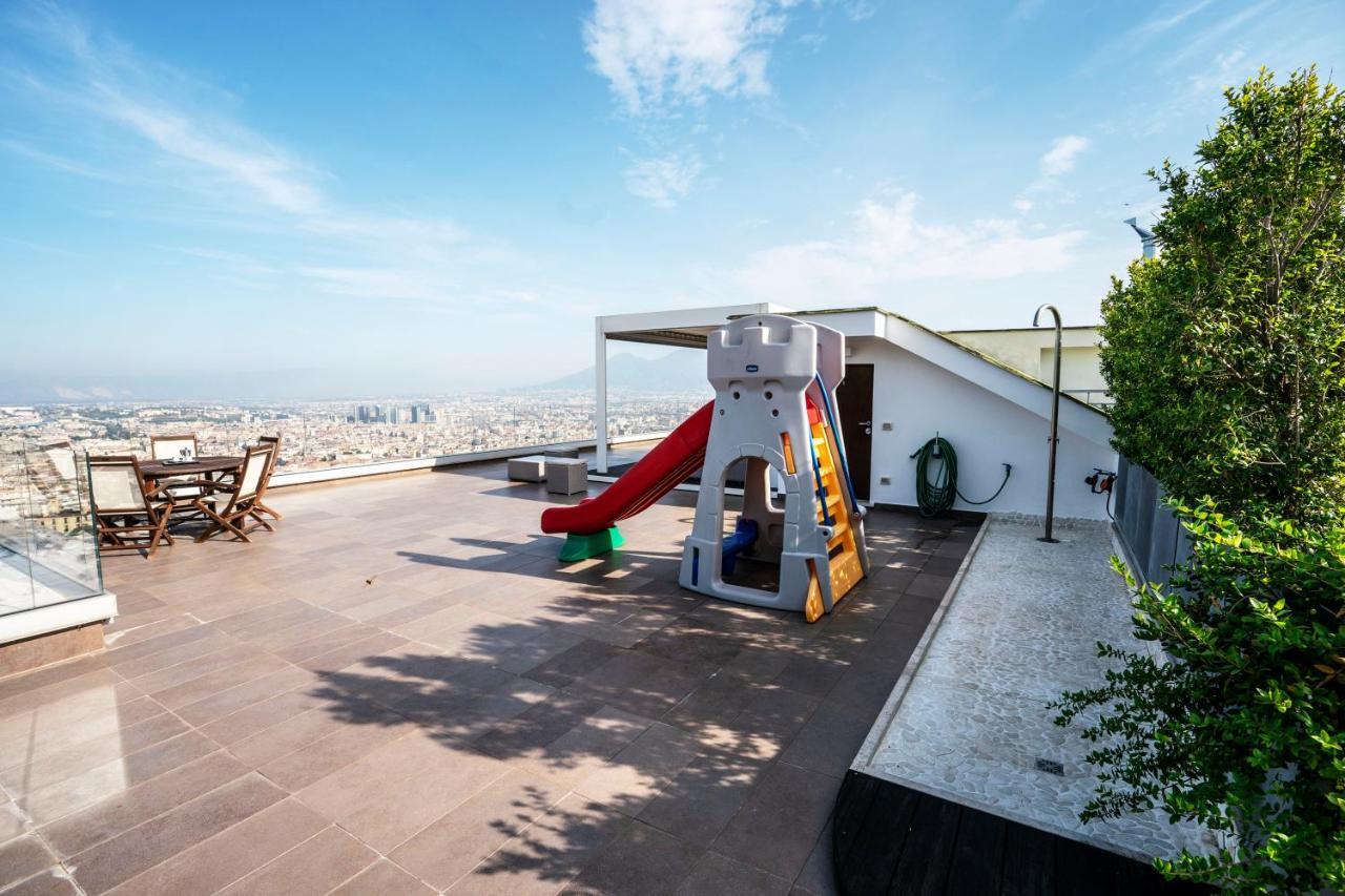 Terrazza Manu - Loft Suspended Over The City-Vomero Napels Buitenkant foto