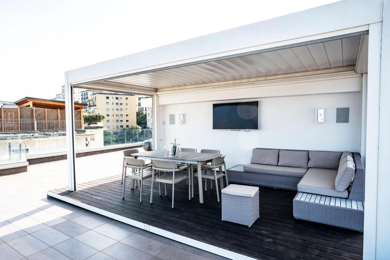 Terrazza Manu - Loft Suspended Over The City-Vomero Napels Buitenkant foto